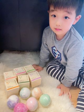 버블데이 배쓰밤 거품입욕제 버블바 6종 — 5점을 준 리뷰어가 2021년 10월 올린 사용 사진