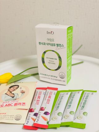 아임오 풋사과 식이섬유 밸런스 젤리 14포 — 4.5점을 준 리뷰어가 2021년 10월 올린 사용 사진