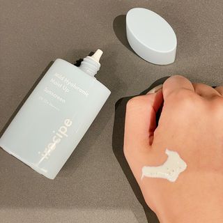 아이레시피 마일드 히알루로닉 모이스트 업 선스크린 SPF50+ PA++++ — 5점을 준 리뷰어가 2023년 6월 올린 사용 사진