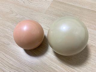 트라택 쿠셔닝 웨이트볼 0.5kg + 1kg SET — 5점을 준 리뷰어가 2022년 6월 올린 사용 사진