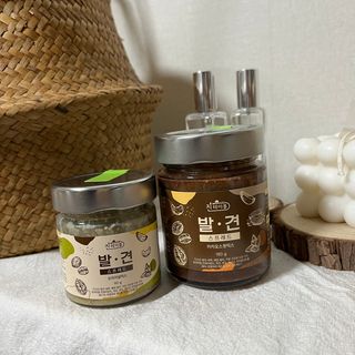 진테이블 발.견 스프레드  오리지널믹스 90g + 카카오스윗믹스 90g 2종 세트 — 5점을 준 리뷰어가 2022년 8월 올린 사용 사진