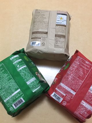 [풀무원] 자연은맛있다 정면, 백면, 홍면  세트 — 5점을 준 리뷰어가 2021년 4월 올린 사용 사진