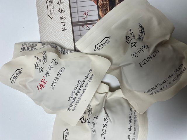 한국민속촌 우리콩 순수 청국장/매운 청국장 리뷰 사진