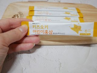 [이뮤니티플러스]우리아이 면역오키, 건강오키 _ 키즈오키 어린이홍삼 10포 1box — 5점을 준 리뷰어가 2022년 1월 올린 사용 사진