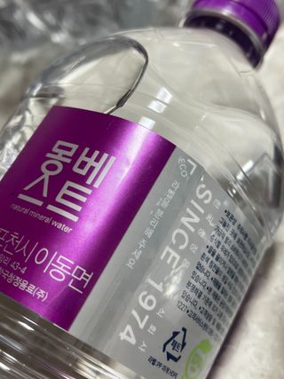 몽베스트 MONTBEST 1L 12입 — 5점을 준 리뷰어가 2022년 2월 올린 사용 사진