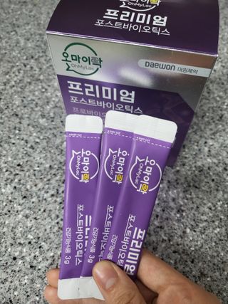 [유산균] 오마이락 프리미엄 포스트바이오틱스 30P — 5점을 준 리뷰어가 2022년 12월 올린 사용 사진