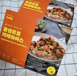 브라잇벨리 식물성 미트볼과 일본식카레의 만남, 플랜트볼 카레라이스 — 4점을 준 리뷰어가 2022년 9월 올린 사용 사진