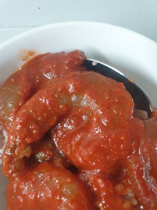 셰프의장 최인선 셰프의 꼬막장500g — 3.5점을 준 리뷰어가 2022년 8월 올린 사용 사진