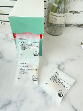 [닥터잇츠] 개인맞춤형 건강기능식품_2종 중 택 1 — 5점을 준 리뷰어가 2024년 1월 올린 사용 사진