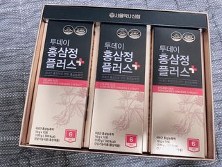 서울약사신협_투데이홍삼정플러스스틱_10g x 30포 — 5점을 준 리뷰어가 2021년 2월 올린 사용 사진