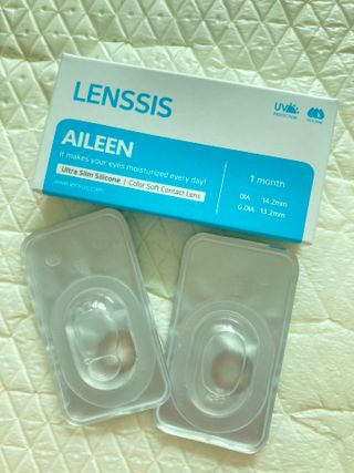 렌시스 LENSSIS [ 렌시스 ] 인생정착템 , 영롱한 매력이 있는 ＃에일린시리즈 1개월용 ｜ 4컬러 중 택1 ｜ — 5점을 준 리뷰어가 2021년 4월 올린 사용 사진