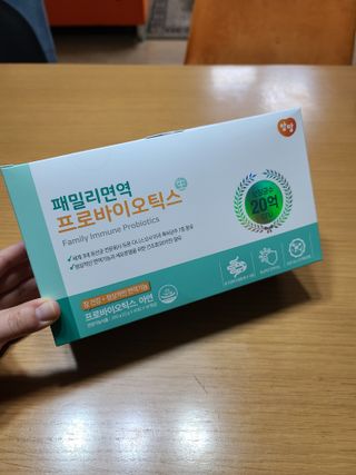 앙팡 패밀리면역 프로바이오틱스 2g x 100포 — 5점을 준 리뷰어가 2022년 10월 올린 사용 사진