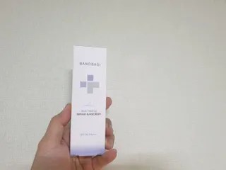 바노바기 코스메틱 바노바기 밀크씨슬 리페어 시카 선스크린 플러스 50ml — 4점을 준 리뷰어가 2023년 3월 올린 사용 사진