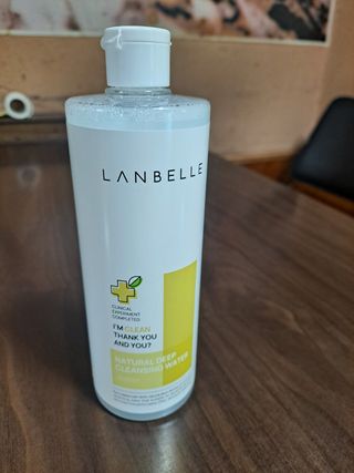 랑벨 내츄럴 딥 클렌징 워터 500ml — 5점을 준 리뷰어가 2022년 6월 올린 사용 사진