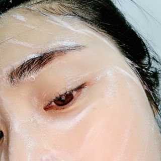 스킨큐어 산다화 울트라 젠틀 약산성 세안제 — 5점을 준 리뷰어가 2023년 3월 올린 사용 사진