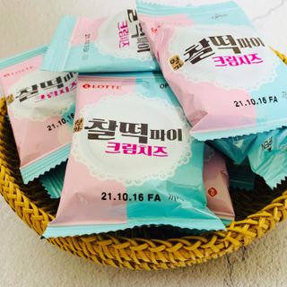 롯데제과 찰떡파이 크림치즈 — 4.5점을 준 리뷰어가 2021년 5월 올린 사용 사진