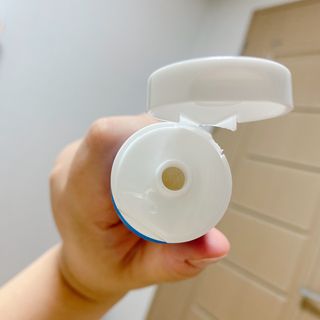 [심폐소생소] 무불소 임산부 천연 치약 — 3.5점을 준 리뷰어가 2021년 9월 올린 사용 사진