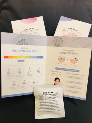 앤앤드 앤드앤엔드 pH 밸런싱 스파클렌저 — 5점을 준 리뷰어가 2021년 2월 올린 사용 사진