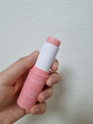 스킨큐어 산다화 카멜리아 안티 링클 멀티밤 — 5점을 준 리뷰어가 2023년 2월 올린 사용 사진