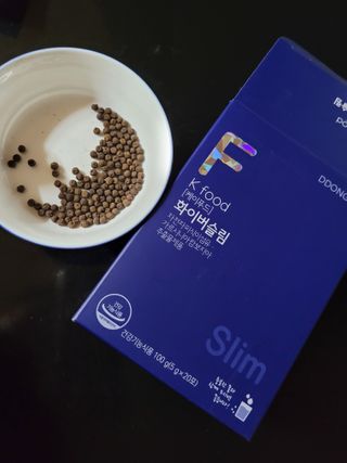 똥기사의 케이푸드 화이버슬림 — 5점을 준 리뷰어가 2021년 1월 올린 사용 사진