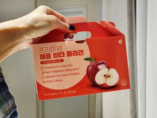 소담스퀘어 상암 [애플트리] 프리미엄 애플 비타 콜라겐 — 5점을 준 리뷰어가 2022년 12월 올린 사용 사진