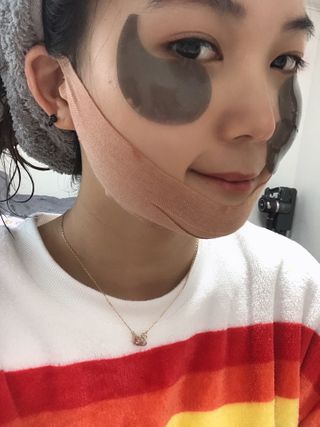 아이디플라코스메틱 아이디 페이스핏 마이너스 밴드 v2 — 5점을 준 리뷰어가 2020년 12월 올린 사용 사진