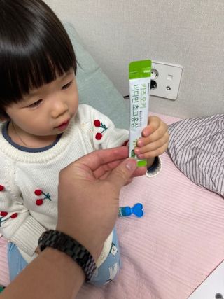 [이뮤니티플러스]우리아이 면역오키, 건강오키 _ 키즈오키 비타민초코홍삼 10포 1box — 4.5점을 준 리뷰어가 2022년 2월 올린 사용 사진