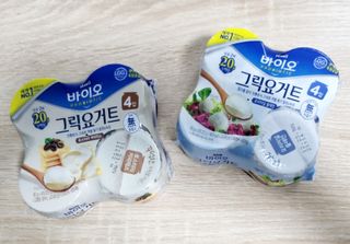 매일바이오 그릭요거트 오리지널 플레인 4개, 로스터리 커피믹스 4개 — 3점을 준 리뷰어가 2021년 12월 올린 사용 사진
