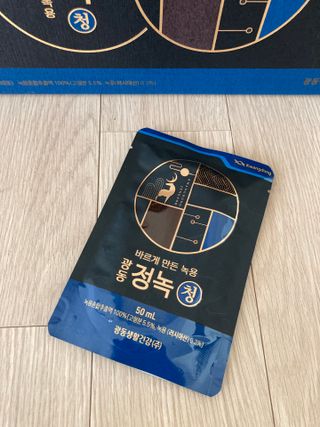 광동생활건강 [광동] 바르게 만든 녹용, 광동정녹청 30포. — 5점을 준 리뷰어가 2022년 1월 올린 사용 사진