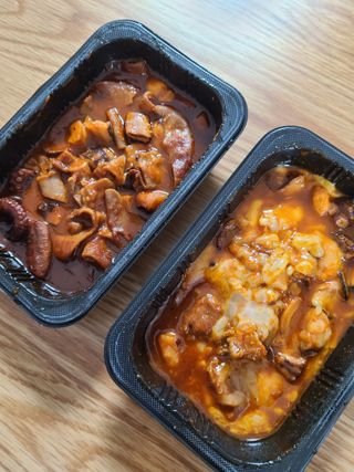 자연풍미 문어직화볶음 3종 (불고기, 불곱창, 치즈불닭) — 2점을 준 리뷰어가 2022년 6월 올린 사용 사진