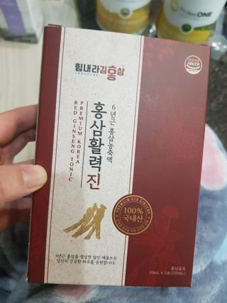 힘내라김홍삼 홍삼활력진 50ml x 5포 — 5점을 준 리뷰어가 2021년 3월 올린 사용 사진