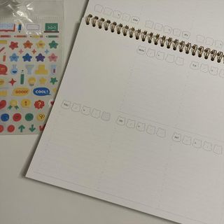 리훈 곰부 체크리스트+ 곰부 리무버블스티커 1장 — 4.5점을 준 리뷰어가 2021년 5월 올린 사용 사진