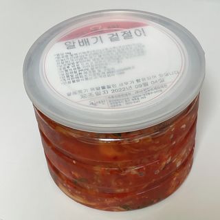 셰프애찬 알배기 겉절이 김치 1kg — 5점을 준 리뷰어가 2022년 9월 올린 사용 사진