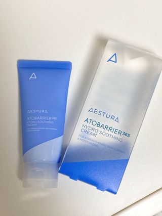 에스트라 아토베리어365 하이드로 수딩크림 — 5점을 준 리뷰어가 2022년 6월 올린 사용 사진