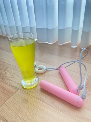 [음료수 대신 가능!]  빠르게 흡수되는 아임오 타먹는 콜라겐 1박스 — 4.5점을 준 리뷰어가 2023년 4월 올린 사용 사진
