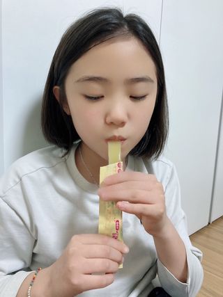 다나음 180도 칼슘젤리+아연면역젤리 — 5점을 준 리뷰어가 2022년 1월 올린 사용 사진