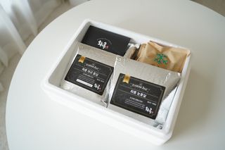 화룽 프리미엄 소고기 와규 mb9고마블 눈꽃살+부채살+등심 선물세트 — 5점을 준 리뷰어가 2022년 5월 올린 사용 사진