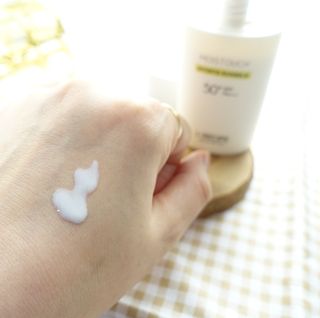 아이레시피 모이스트터치 스포츠 선밀크 50ml (SPF50+ PA+++) — 5점을 준 리뷰어가 2023년 2월 올린 사용 사진