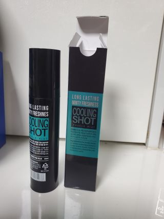 [스포츠 미스트] 쿨링샷 머슬 미스트(50ml) — 4점을 준 리뷰어가 2022년 7월 올린 사용 사진