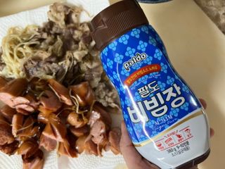 팔도비빔장 시그니처 380g 2개 — 5점을 준 리뷰어가 2022년 2월 올린 사용 사진