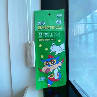 [숨그림] 3D 입체형, 짱구, 무직타이거, 빨강머리앤 우리아이 그리고 내가 쓰는 믿을수있는 케릭터 마스크 — 5점을 준 리뷰어가 2021년 9월 올린 사용 사진