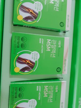 서울약사신협_내몸애발란스관절액션MSM_850mg x 90정 — 5점을 준 리뷰어가 2021년 3월 올린 사용 사진