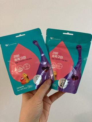 [푸름웰니스] 라바 쑥쑥구미 36g — 5점을 준 리뷰어가 2021년 12월 올린 사용 사진
