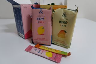 비타앤C 레몬맛, 망고맛 — 4.5점을 준 리뷰어가 2021년 4월 올린 사용 사진