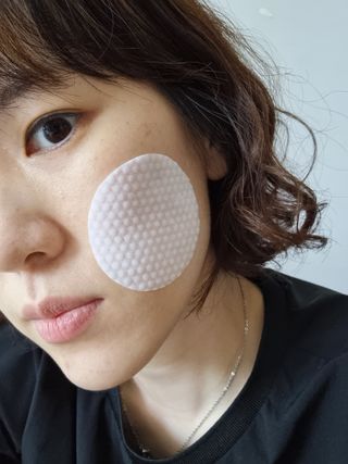 팜스테이 티트리 바이옴 카밍 토너 패드 — 4점을 준 리뷰어가 2022년 4월 올린 사용 사진