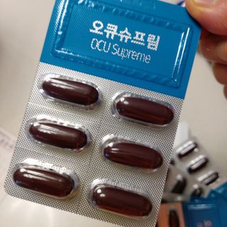 뉴트리션팩토리 비타프렙 오큐슈프림 루테인 오메가3 1050mg — 4점을 준 리뷰어가 2021년 7월 올린 사용 사진