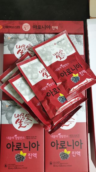 서울약사신협_내몸애생발란스아로니아_70ml x 30포 — 3점을 준 리뷰어가 2021년 7월 올린 사용 사진