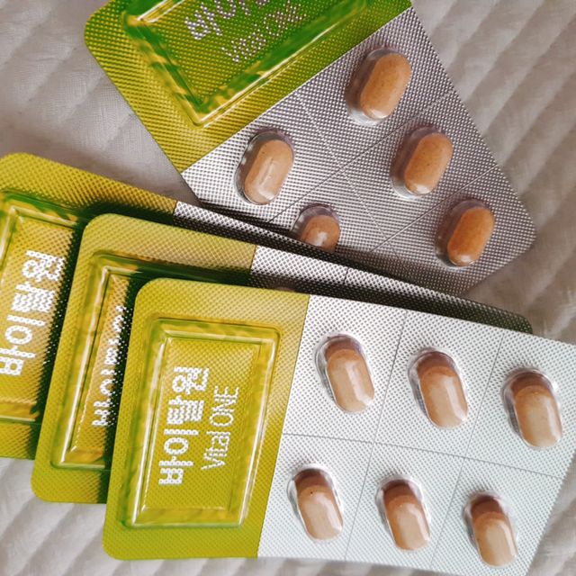 비타프렙 바이탈원 종합비타민 멀티비타민 600mg 리뷰 사진