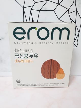 이롬 erom 황성주박사의 국산콩 두유 호두와 아몬드 — 5점을 준 리뷰어가 2020년 12월 올린 사용 사진