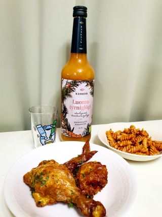 H365 [Kaskein Luomutyrniglögi] 핀란드 전통 무알콜 멀드와인 시벅톤 글로기 — 5점을 준 리뷰어가 2021년 4월 올린 사용 사진